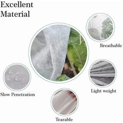 0.55 oz 7 ft x 100 ft Floating Row Cover Plant Blanket for Frost Protection and Terrible Weather Resistant