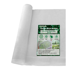 4 ft.x100 ft. BugNInsect Bird Netting Garden Netting Protect Plants Fruits Flowers Against Bugs, Birds & Squirrels,White