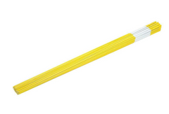 50pack 48 Inch Driveway Poles for Easy Visibility at Night 0.31 Inch Diameter yellow