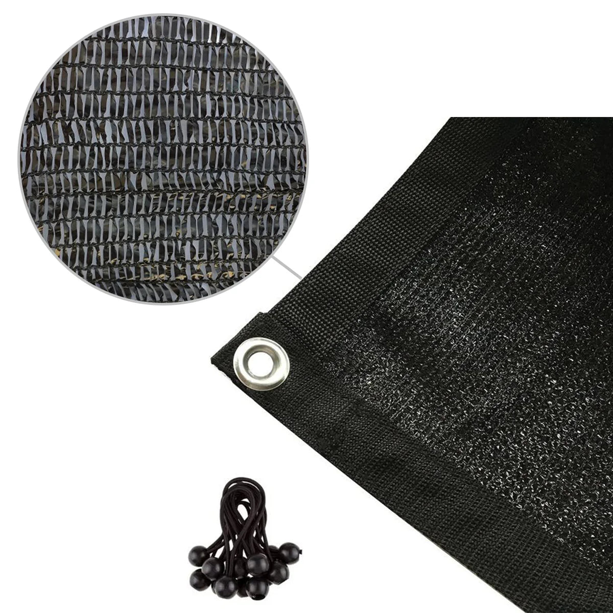 Sunscreen shade panel 90% 12ft x 12ft Black