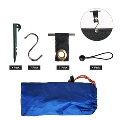 RV Awning Privacy Screen Shade Panel Kit Sunblock Shade Drop 10 x 14ft Coffee