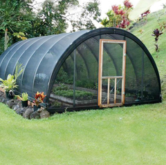 Agfabric 40% Sunblock Shade Cloth Cover with Clips for Plants 6 ft. x 24 ft. Black