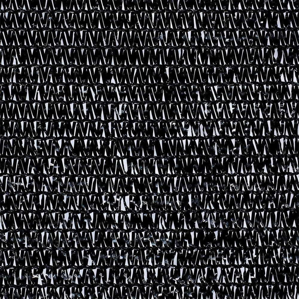 Agfabric 50% Sunblock Shade Cloth Black  6x20ft