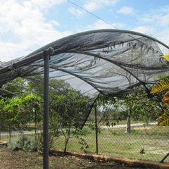 Agfabric 50% Sunblock Shade Cloth Black  6x20ft